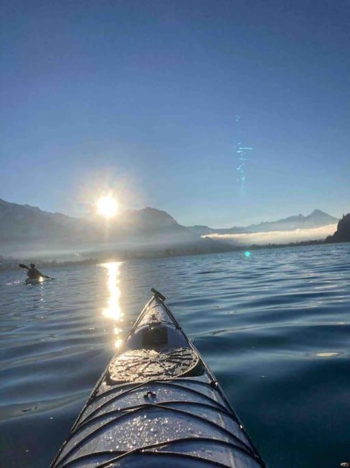 Chalet Mignon - Your Vacation Oasis At Lake Brienz Bonigen Bagian luar foto