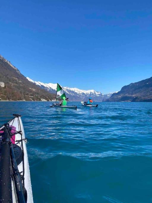 Chalet Mignon - Your Vacation Oasis At Lake Brienz Bonigen Bagian luar foto