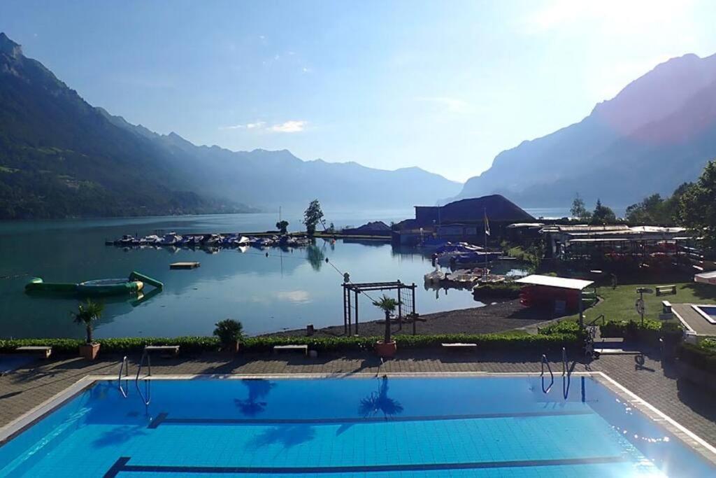 Chalet Mignon - Your Vacation Oasis At Lake Brienz Bonigen Bagian luar foto