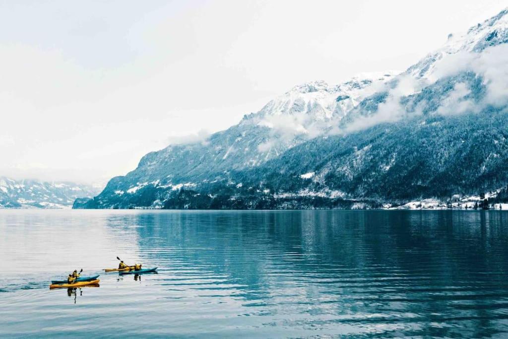 Chalet Mignon - Your Vacation Oasis At Lake Brienz Bonigen Bagian luar foto